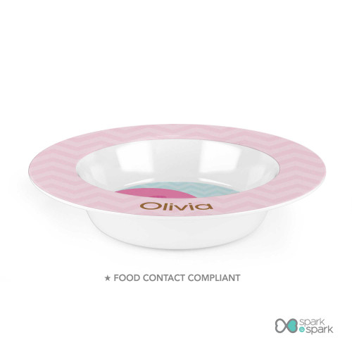 Sweet Pink Elephant Kids Bowl