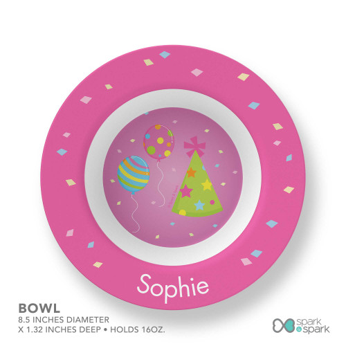 Sweet Bday Girl Kids Bowl