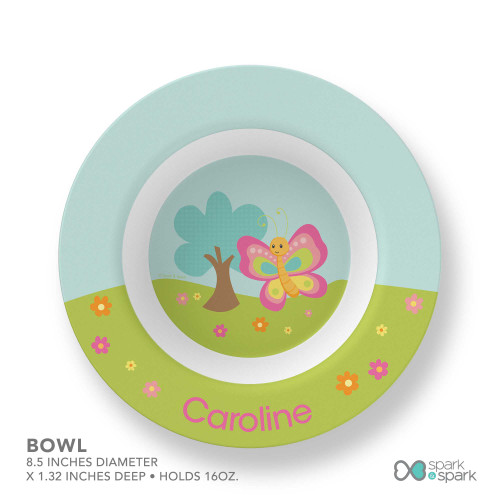 Cute and Sweet Butterfly Kids Bowl