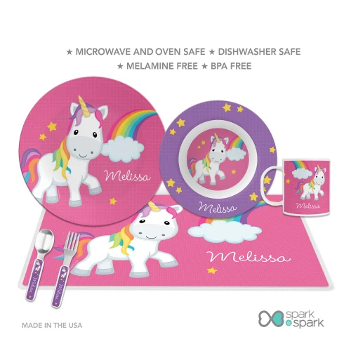Rainbow Unicorn Kids Bowl