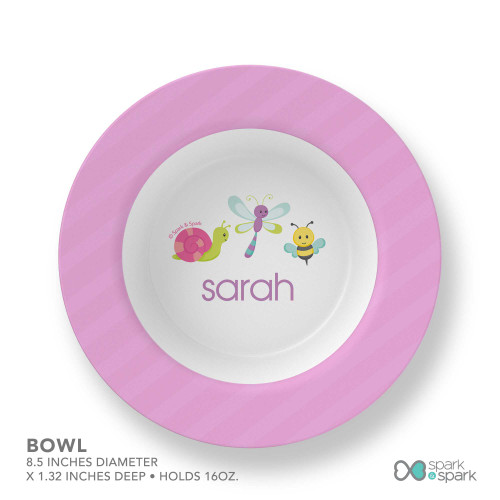 Three Sweet Little Bugs Kids Bowl