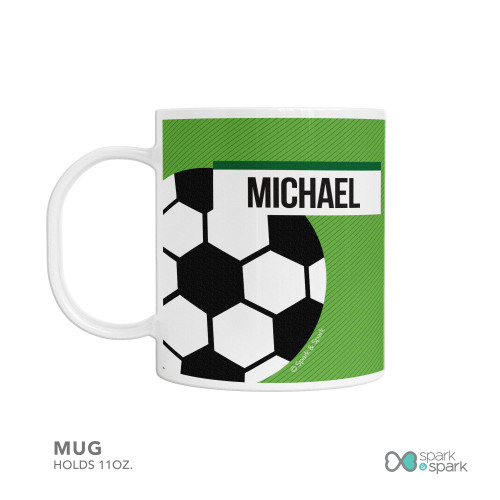 Soccer Fan Green Kids Bowl