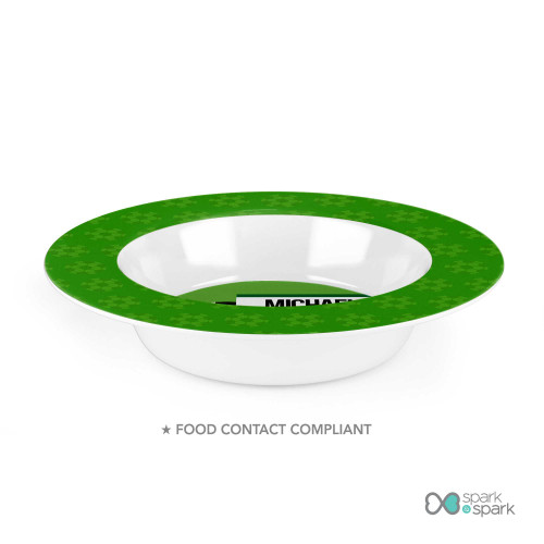 Soccer Fan Green Kids Bowl