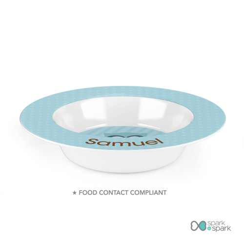 Owl Be Yours Blue Kids Bowl