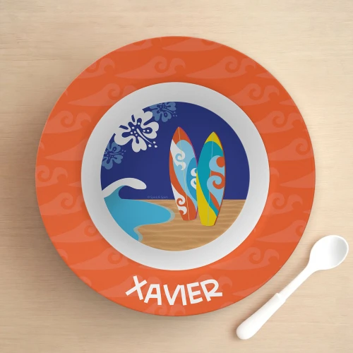 Surf the Waves Blue Kids Bowl