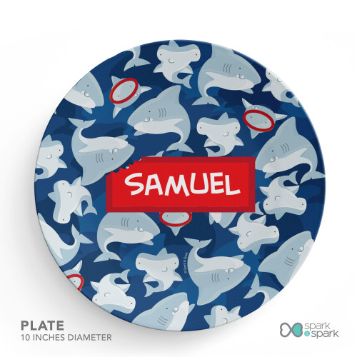 Bite Them Back Personalized Boys Bowl