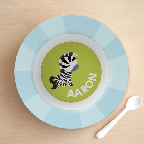 Cute Baby Zebra Kids Bowl