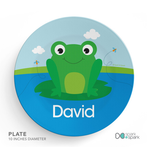 Cute Smiley Frog Kids Bowl