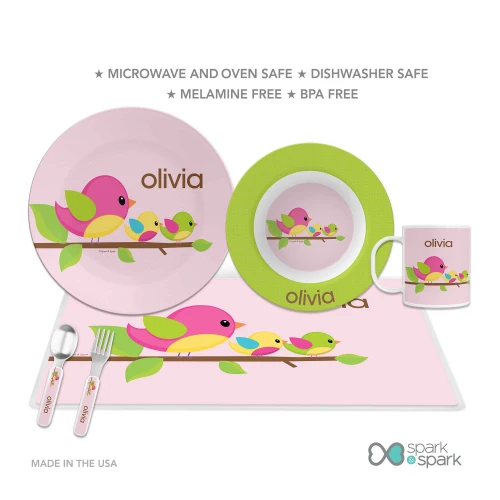Singing Birds Kids Plates