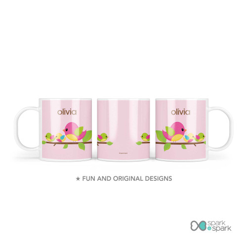 Singing Birds Custom Plate for Girls