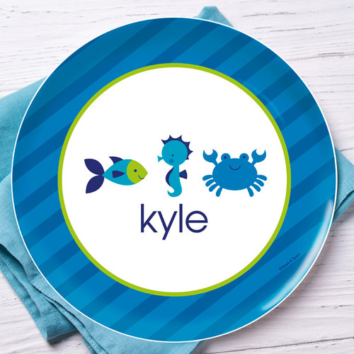 Cute Undersea creatures Kids Dinnerware