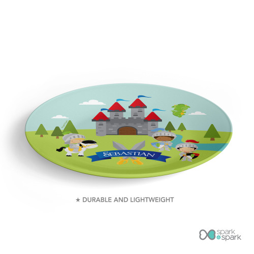 The Three Knights Kids Plate