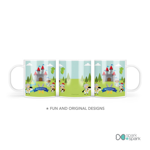 The Three Knights Kids Plate