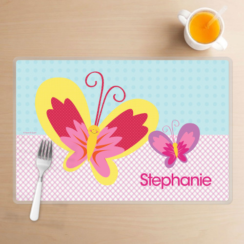 Smiley Butterfly Kids Placemat