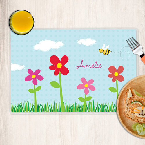 Spring Flowers Kids Placemat