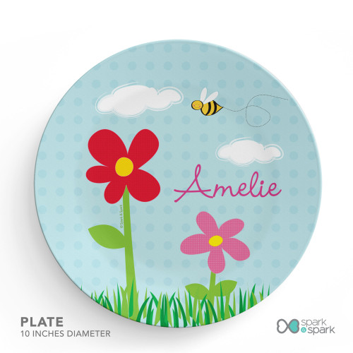 Spring Flowers Kids Placemat