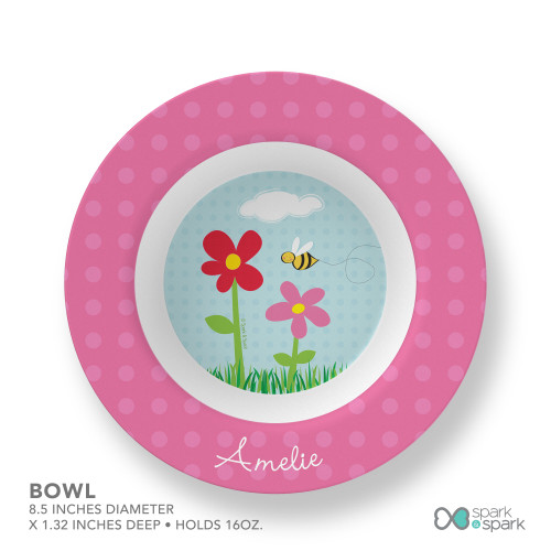 Spring Flowers Kids Placemat