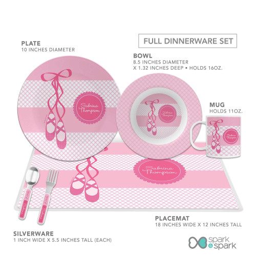 My Ballerina Shoes Kids Placemat