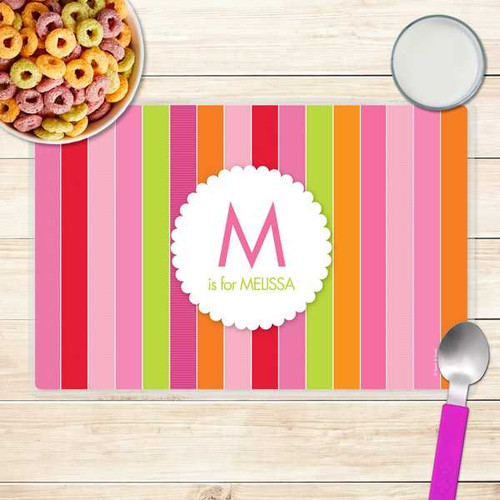Bold & Fun Stripes Kids Placemat