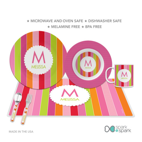 Bold & Fun Stripes Kids Placemat