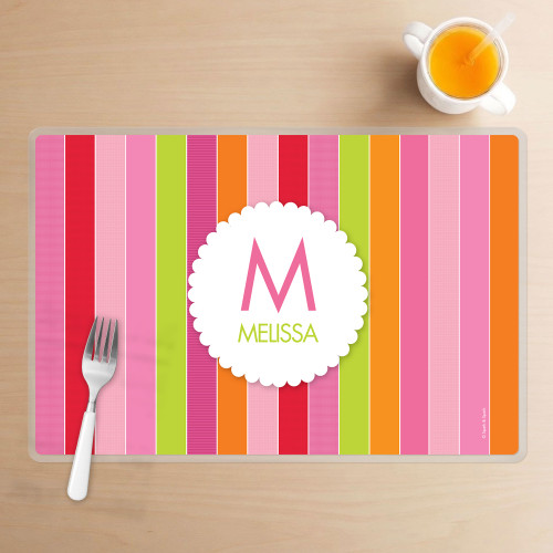 Bold & Fun Stripes Kids Placemat