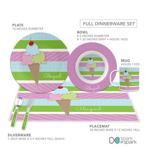 Yummy Ice Cream Kids Placemat