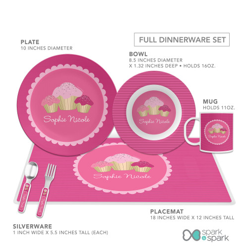 Sweet Cupcakes Kids Placemat