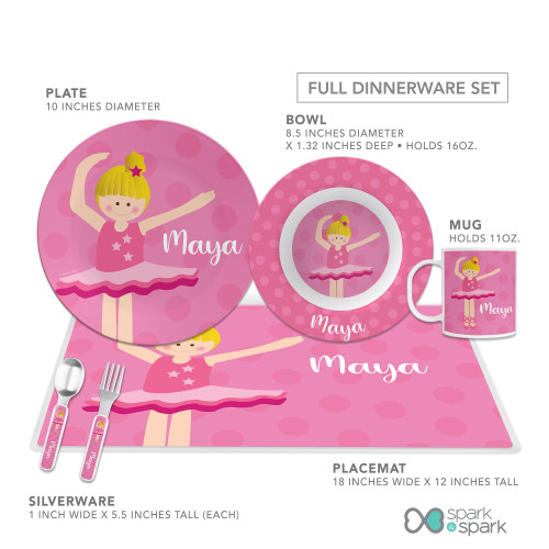 Love For Ballet Kids Placemat