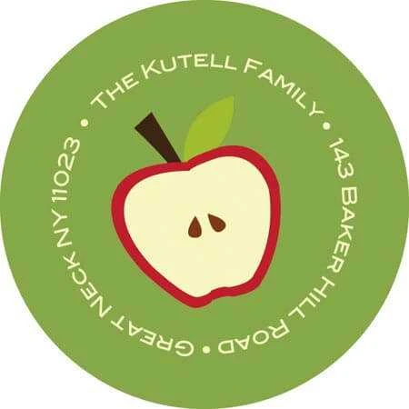 Shana Tova apples label