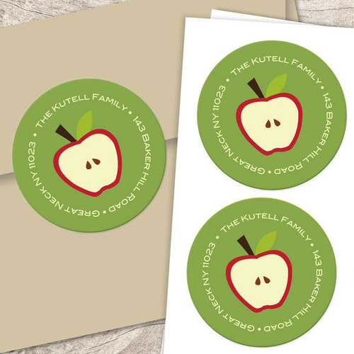 Shana Tova apples label