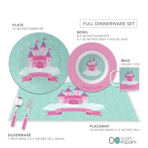 A Castle in the Sky Kids Placemat