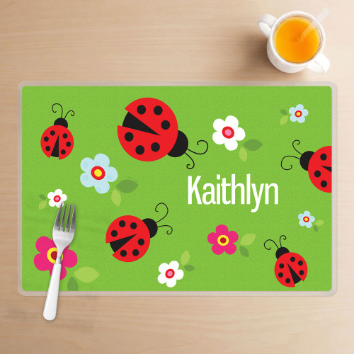 Curious Lady Bug Kids Placemat