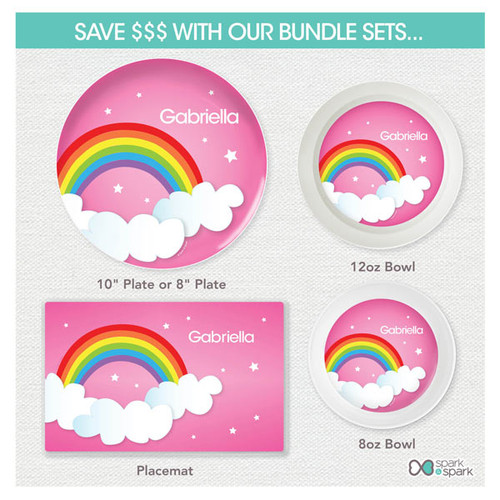 Dreamy Rainbow Kids Placemat