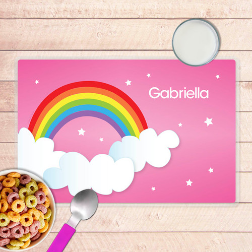 Dreamy Rainbow Kids Placemat