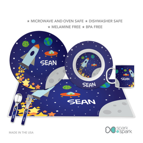 Rocket Launch Kids Placemat