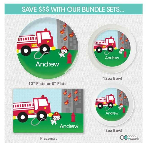 Fighting Fire Kids Placemat