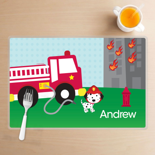 Fighting Fire Kids Placemat