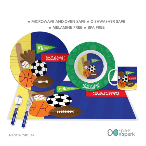 My Love for Sports Kids Placemat