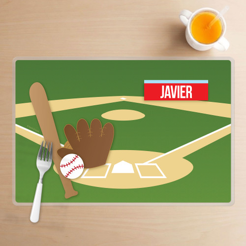 Baseball Fan Kids Placemat