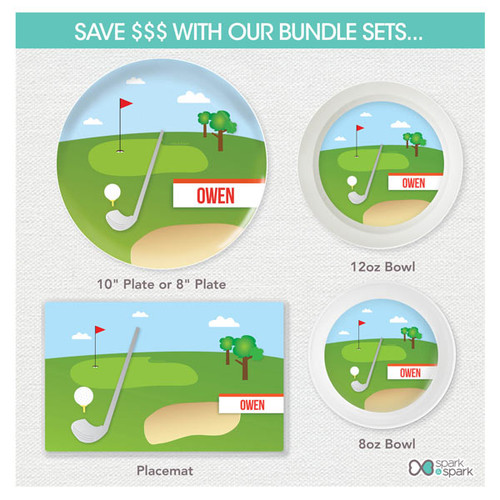 My Love for Golf Kids Placemat