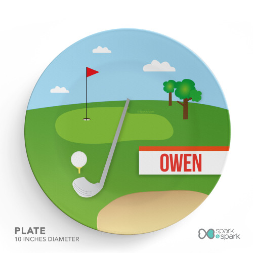 My Love for Golf Kids Placemat