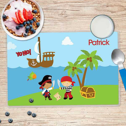 Yo Ho Pirate Boy Kids Placemat
