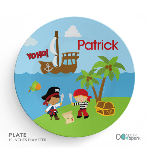Yo Ho Pirate Boy Kids Placemat