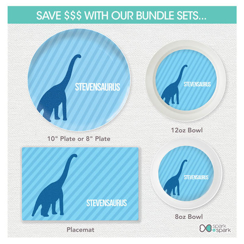 Dino and Me Blue Kids Placemat
