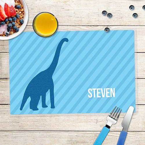 Dino and Me Blue Kids Placemat