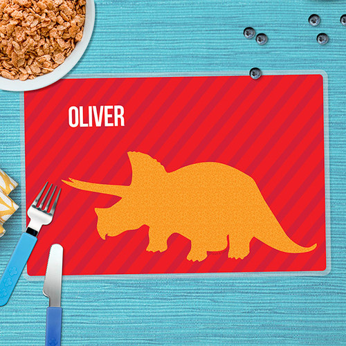 Dino and Me Red Kids Placemat