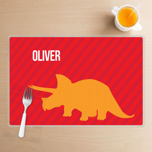 Dino and Me Red Kids Placemat