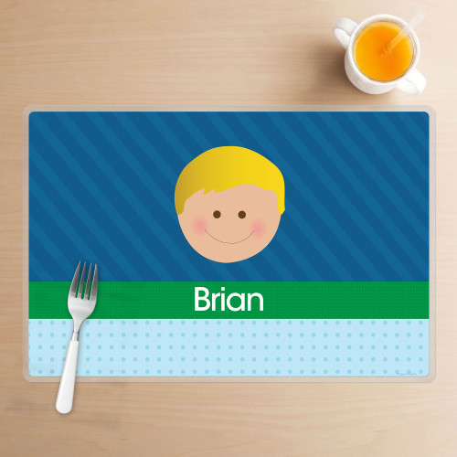Just Like Me Boy Blue Kids Placemat