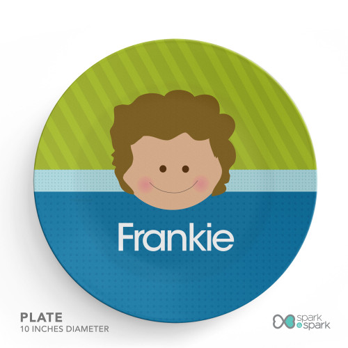 Just Like Me Boy Green Kids Placemat
