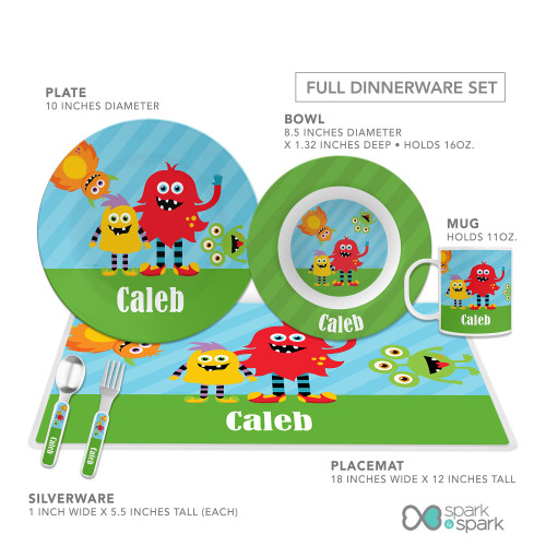 Monster Attack Kids Placemat